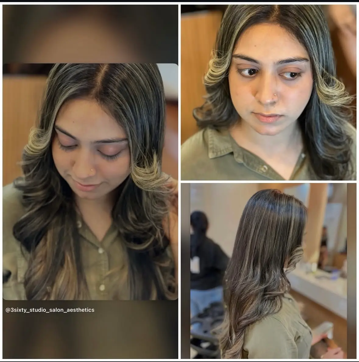 Hair colour at 3sixty Studio